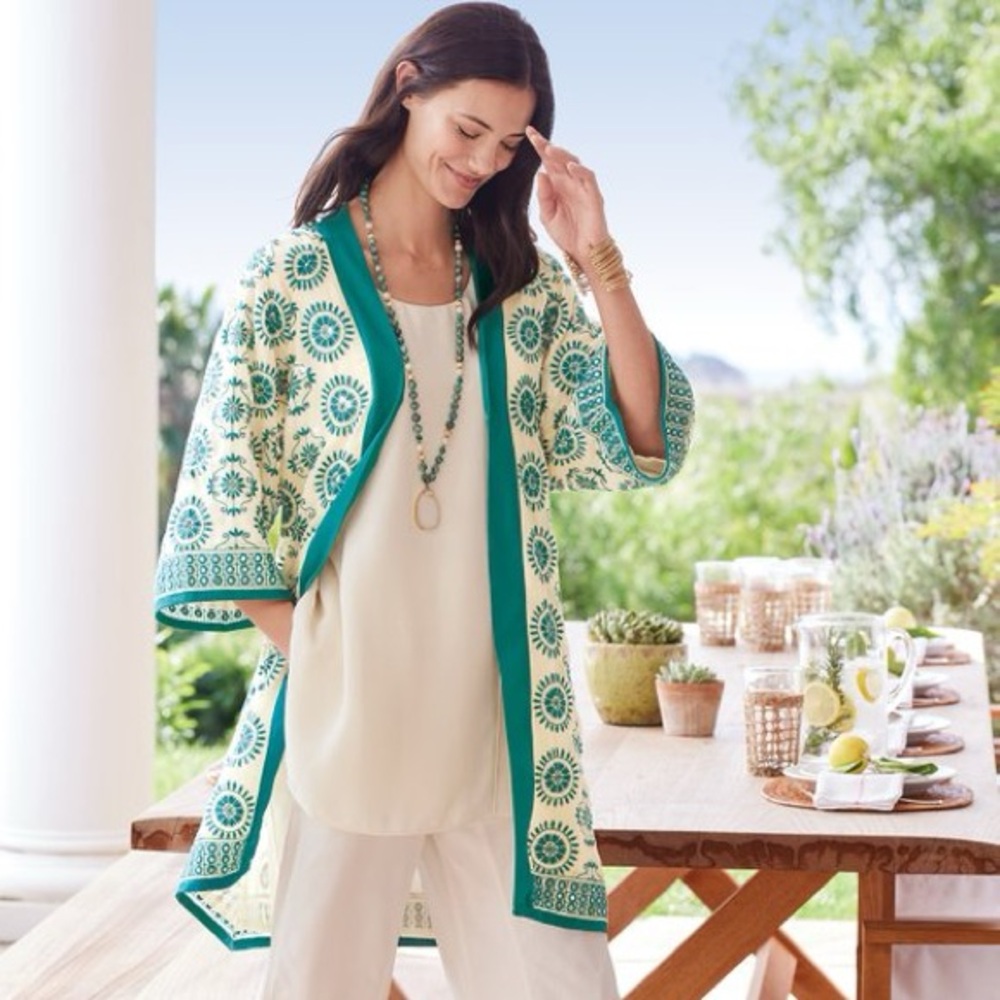Soft Surroundings Le Parc Topper NEW